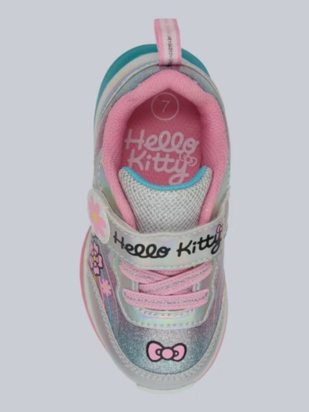 NWT 7T toddler girls hello kitty sneakers - Picture 2 of 5